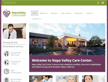 Tablet Screenshot of napavalleycarecenter.com